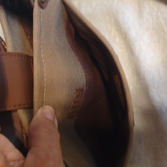 Fossil canvas bag no.054 over the shoulder handbag purse - Picture 5 of 8